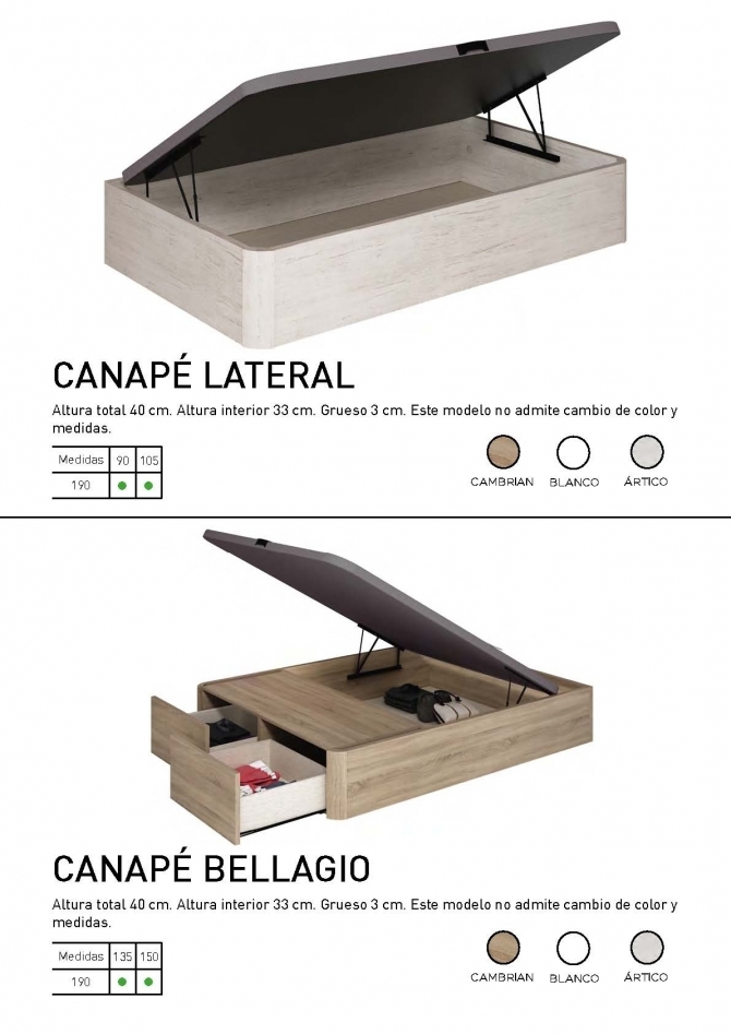 CANAPES - Muebles Ecobo