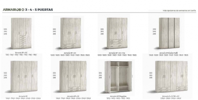 ARMARIOS FORMAS - Muebles Ecobo